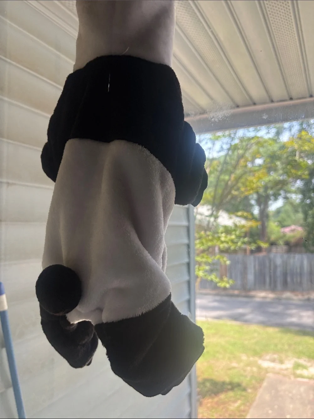 Plush Panda Animal Hat - Black & White
